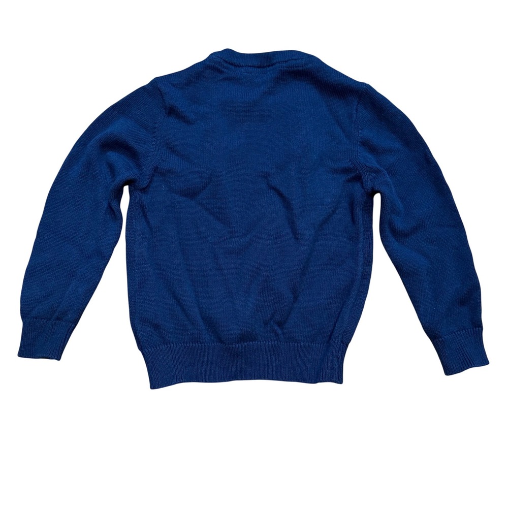 Navy Blue Soldier Knit Sweater Jumper Size 2T Marks & Spencer Kids Blokecore - Picture 2 of 7